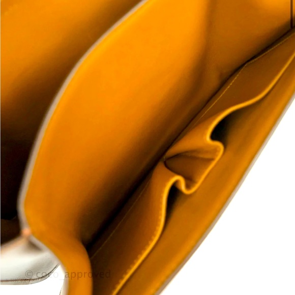 SOLD Celine Medium Classic Box Flap Brown/Camel Calfskin bag - Picture 11 of 12